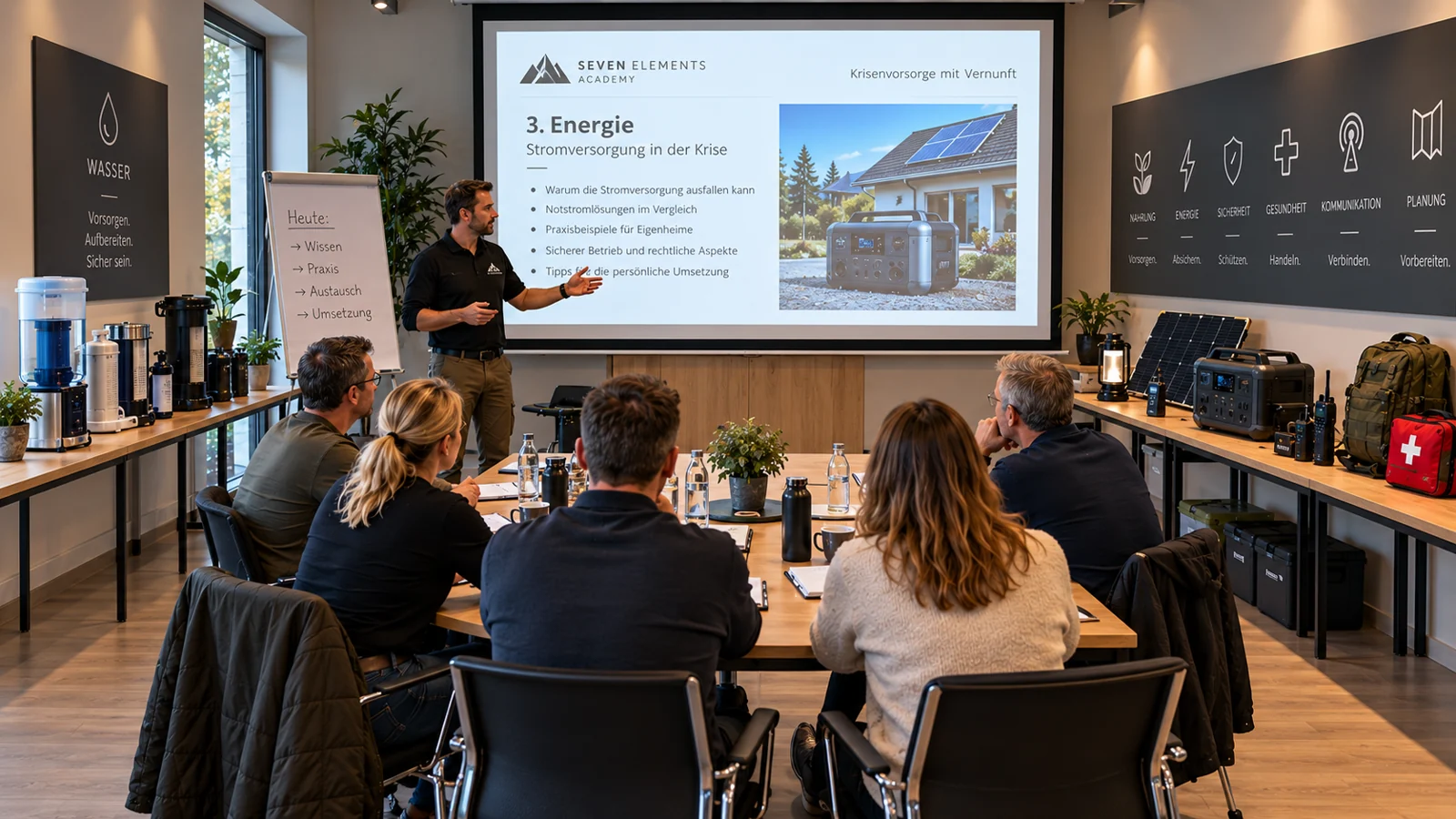 Praxisnaher Workshop zur privaten Krisenvorsorge
